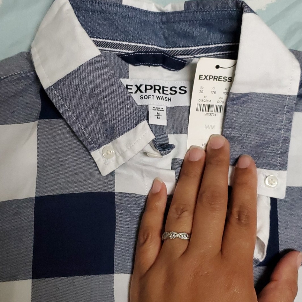 Express Flannel Button down - Picture 2 of 3